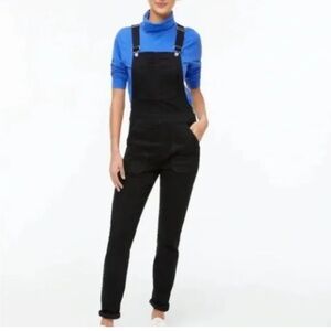 J. Crew Women's Black Denim Overalls